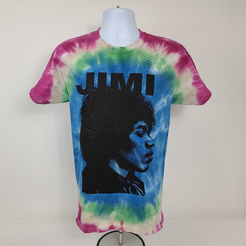 AUTHENTIC Jimi Hendrix "JIMI" Tee Shirt Tie Dye